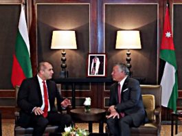 Президентът Румен Радев и крал Абдула ІІ обсъдиха сътрудничество в сферата на отбраната и сигурността