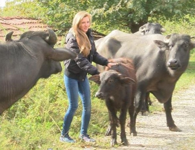 25-годишна рокерка – студентка от Велико Търново сама отглежда стадо биволи